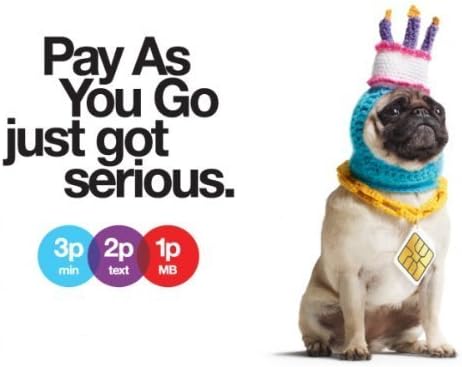 Pay As You Go 3 Three Network Nano Sim Card - Latest 321 Tariff - One Sim Card Per Customer Limit