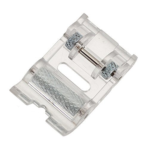 Pinzhi Pied de biche à roulette en acier inoxydable pour le cuir pour machine à coudre