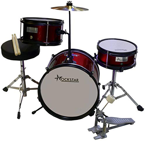 Rockstar GC1044WR Bateria Infantil en Rojo Vino