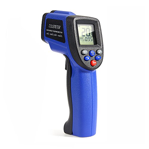 COLEMETER Laser Infrarot Thermometer, Pyrometer – 50 bis + 900 °C mit EMS Technik Temperaturmessgerät Infrarot-Messung Temperaturmesser Temperatur Messgerät Laserpointer - 7