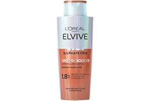 L'Oreal Paris Shampoo For Hair Growth And Anti Hair Loss, Elvive Growth Booster With Aminexil And Niacinamide, Prevents Hair 