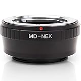 adapter md sony alpha MD-NEX: Dieser Adapter erlaubt Ihnen die manuelle Verbindung zwischen Ihrer E-Mount Kamera (Alpha & Nex) und einem Minolta MD/MC Objektiv