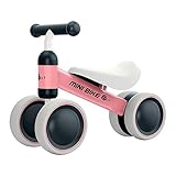 YGJT Draisienne Bébé 1 an Vélo Bébé 10-18 Mois Vélo Enfant sans Pédales Jouet Premier Cadeau Anniversaire pour Garçons Filles (Rose)