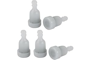 Donkivvy 5 valvole di sfiato roll-on per serbatoio carburante, valvola di controllo dell'aria di ricambio per motosega decespugliatore