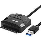 UGREEN SATA to USB, USB 3.0 to 2.5 Inch SSD HDD SATA Hard Drive Cable, SATA to USB 3.0 Adapter, Support UASP SATA III