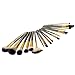 Gold Rush 	Professional Full Make Up Brush Set 18 piece From Royal Care Cosmetics