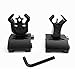 Produktbild kaersishop Tactical Flip Up Vordere und hintere Iron Sight Diamond Shape, Einstellbare Jagd Flip Up Vorne Hinten Rapid Transition Backup Sight Set für Picatinny und Weaver Rails