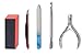 Teenxful 5 Pieces Professional Personal Manicure Set Nail Care Nail Nipper Grooming Tool Set