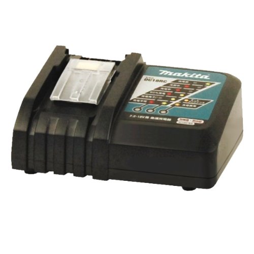 Makita DC18RC / DC18RA Schnellladegerät, für Li-Ion 7,2 V - 18 V Akkus, Schwarz