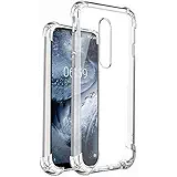 Silicon Flexible Protective & Shockproof Corner,Ultra Slim Back CASE Cover for Nokia 6.1 Plus -Transparent