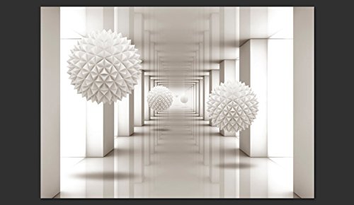 Vlies Fototapete 350×245 cm – 3 Farben zur Auswahl – Top – Tapete – Wandbilder XXL – Wandbild – Bild – Fototapeten – Tapeten – Wandtapete – Wand – Abstrakt 3D a-A-0149-a-b - 4