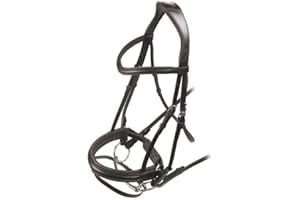 Shires Velociti Dressage Bridle with Flash - Black
