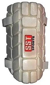 SST Cricket Thigh Guard Boys (10- 14), High Density Moulded PVC Foam Cricket Thigh Pad