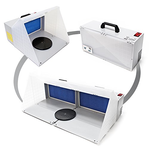 Airbrush Zubehör Absauganlage 3m³ / min Farbe Filter Farbnebel W420 erweiterbar - 6