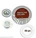 50 PC DISPOSABLE WAX HEATER COLLARS - PROTECTIVE COLLAR FOR WAX HEATERS