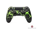 ps4 pro limited edition paddles x/o PS4 Slim DualShock 4 PlayStation 4 Wireless Controller - Custom AimController Storm Green with 4 Paddles. Upper Left Square, Lower Left X, Upper Right Triangle, Lower Right O