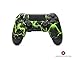 Produktbild PS4 Slim DualShock 4 PlayStation 4 Wireless Controller - Custom AimController Storm Green with 4 Paddles. Upper Left Square, Lower Left X, Upper Right Triangle, Lower Right O