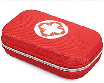 Jia Duo Duo Pack of 18 First Aid Kit Bag– Professional Emergency with Hand-held flashlight,Emergency Blanket,Disinfectant Wipes,Plastic Tweezers, Elastic Bandages,Band-Aid,Sterile Gauze,Alcohol Tablets for School,Office,Car,Caravan,Workplace,Travel