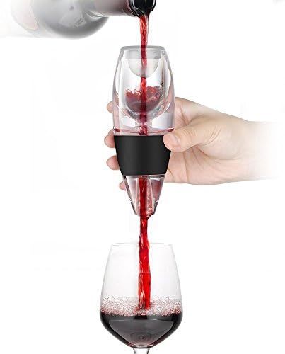 Wine Aerator Airby® [3 step aerating process] Decanter Diffuser Pourer [Executive Box] Efficiently No Leaks with BONUS Travel Pouch for Red White Wine Whiskey