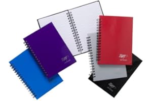 Tiger Black A6 Twinwire Manuscript Notebook With 80 Sheets Faint Ruled 60 gsm Paper