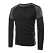 Produktbild Binggong Herren Sweatshirt Pullover Sweater mit Rundhalskragen aus Hochwertiger Baumwollmischung Männer Sport Fitness Training Crewneck Täglichen Modern Langarmshirt Warm Basic