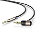 Produktbild CSL - 1m Klinkenkabel mit Mikrofon | Freisprecheinrichtung fürs Auto/Mikrofon am PC/Headset | mit integrierter Multifunktionstaste | AUX Verbindungskabel | Freisprecheinrichtung fürs Auto