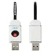 EZGO Professional USB Portable Eyelash Curler,Mini Rechargeable Heating Eyelash Rod, Beauty Heated Eye lashes Crimper Tools(White)