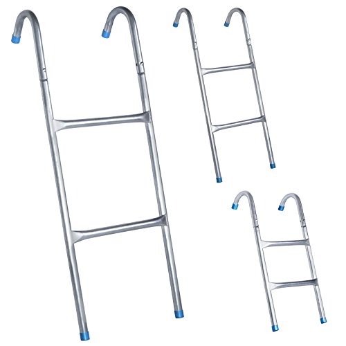 Physionics Trampolin Zubehör – Sicherheitsnetz Randabdeckung Wetterschutzplane Leiter Stange