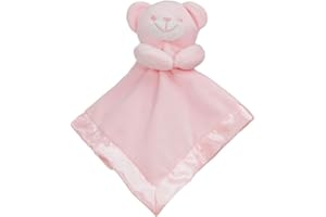 ONLYBEE Baby Bear Satin Lined Comforters - 4 Colours (Pink)
