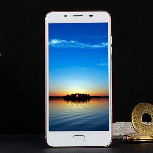 Smartphone cellulare 5.5 '' Ultra sottile androide 5.1Quad-Core 3G + 32G 4G / GSMÂ  Wi-Fi Bluetooth doppio Dual Smartphone cellphone Rawdah (Oro rosa)