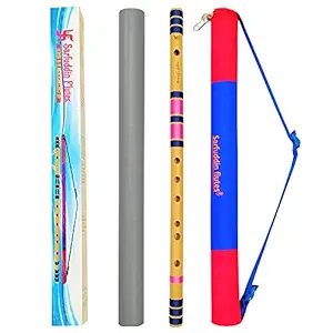 Sarfuddin Flutes, F Natural Base Right Hand Bansuri Size 28.5 inches