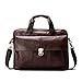 Produktbild KERVINFENDRIYUN YY4 Business Herren Leder Aktentasche Messenger Crossbody Schulter Handtasche Tasche für 13"Laptop Notebook Tablet (Color : Brown)