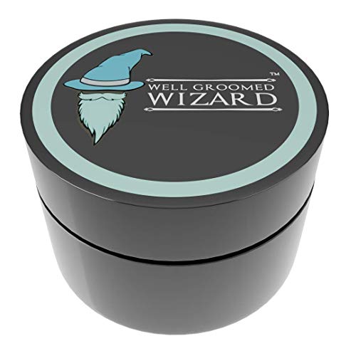 Well Groomed Wizard Baume à Barbe | 50 ml | bergamote et mandarine | appliquer avec une Brosse ou un Peigne
