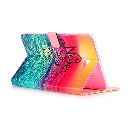 Romtronic Cute Colorful Flip Tasche PU Leder Abdeckung Stand Schutzhülle für Samsung Galaxy Tab A6 10.1 Pouces SM-T580 / SM-T585 + 1 x Schwarz Stylus (Design 11) - 4