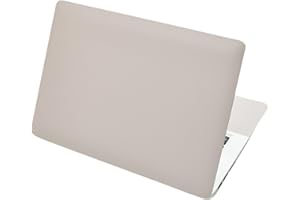 Mibbxea Pegatina para Laptop de 15 15,4 Pulgadas, Protector de Vinilo Reutilizable para Netbook/Notebook de 12,1 a 15,6 Pulgadas, Impermeable y Resistente a Arañazos (066 Blanco Crema)