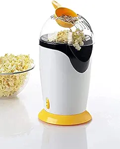 Diamond World Electric Automatic Big Size Stylish Design Oil Free Aluminum Instant Popcorn Maker Making Machine for manual Household Home, Business Use ( Multi color )