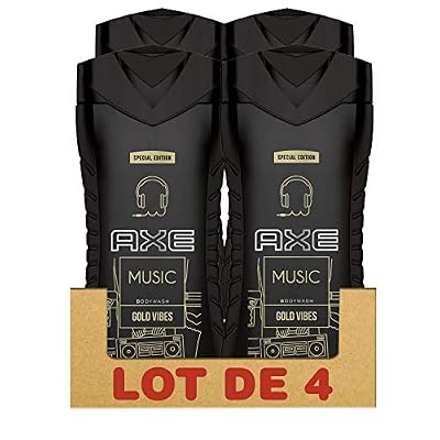 Axe Gel Douche Music 250 ml - Lot de 4