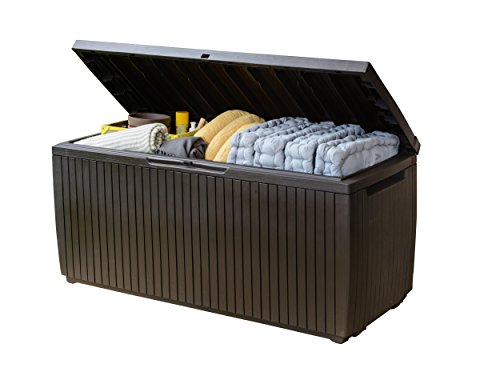Keter Auflagen- und Universal Wood Style Box, Springwood, 305 L, braun - 2