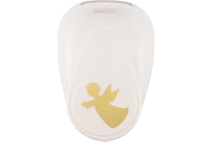 Vaessen Creative Perforatrice Angelo, Medio, Fustellatrice per Carta, per Progetti Fai da te, Scrapbooking, DIY e Creazione di Biglietti