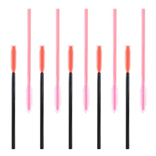 NUOLUX Wimpernbürste,50tlg. Wimpernbürste Set Einweg Wegwerf Wimpern Mascara Bürste - 9