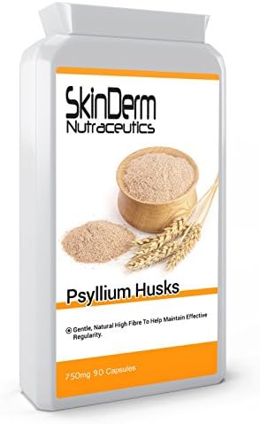 Psyllium Husks | 750mg | 90 Capsules | Natural Fibre