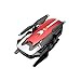 Produktbild X12 Drohne mit 0.3MP Kamera, Bescita Wifi FPV 2.4G Ein Schlüssel Return Quadcopter Spielzeug Geschenk (Rot)