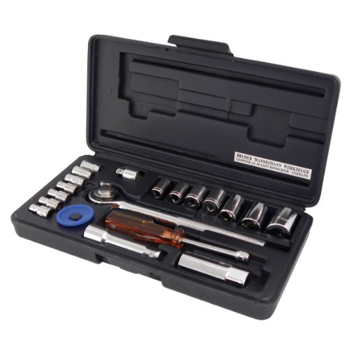 Mannesmann Steckschlüsselsatz 1/4"+3/8", 20-tlg., M 206