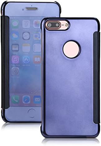 iPhone 7 Plus Case, XMTIKO Luxury View Mirror Flip Case For iPhone 7 Plus Royal Blue