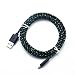 Produktbild Universal Kabel, HARRYSTORE Hanf Seil Micro USB Ladegerät Sync Daten Kabel Kabel für Handy (3M, Schwarz)