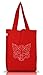 Produktbild Fox Jutebeutel Stoffbeutel Earth Positive mit Polygon Fuchs Motiv, Größe: onesize,Red
