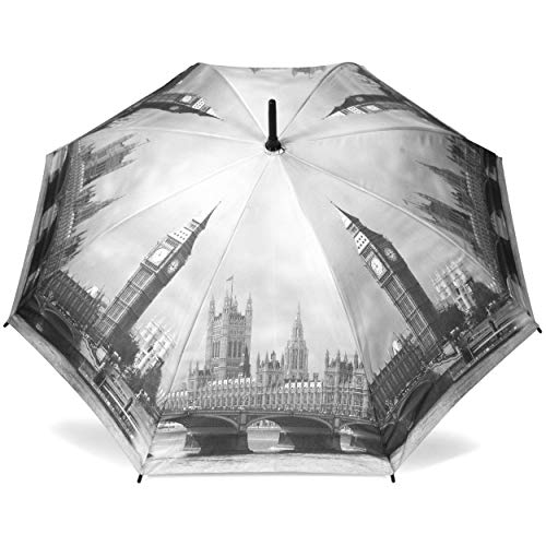 Preisvergleich Produktbild Galleria enterprises für Rosemarie Schulz Ausgefallener Damen-Herren Stock-Regenschirm London