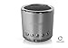 Produktbild mobiler Mini Lautsprecher / Boxen / Soundstation / Lautsprechersystem / Speaker für MP3 / MP4 Player, PC, Netbook, Laptop, Tablet PC, iPod, iPhone, iPad, Handys, Smartphones, CD & DVD Player mit Micro-SD Kartenslot & 3,5mm Klinkenanschluss - Farbe: Silber