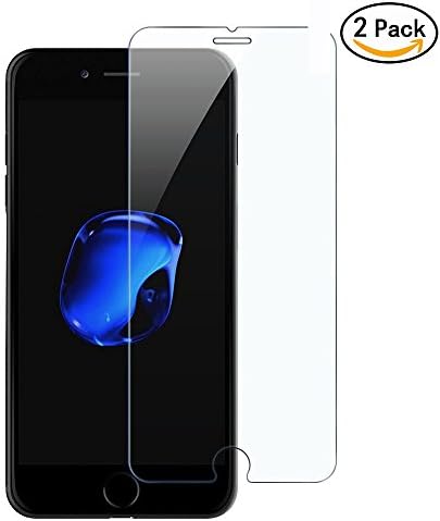 iPhone 8 iPhone 7 Screen Protector, ILUXUS Premium Tempered Glass Screen Protector (4.7 inch) for Apple iPhone 7/8 (2016) 9H Hardness and Easy Bubble-Free Installation