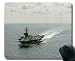 Produktbild Mauspad mit genähtem Rand, Militär USS Ronald Reagan (CVN 76) Kriegsschiff Rutschfeste Gummi-Gaming-Mauspad